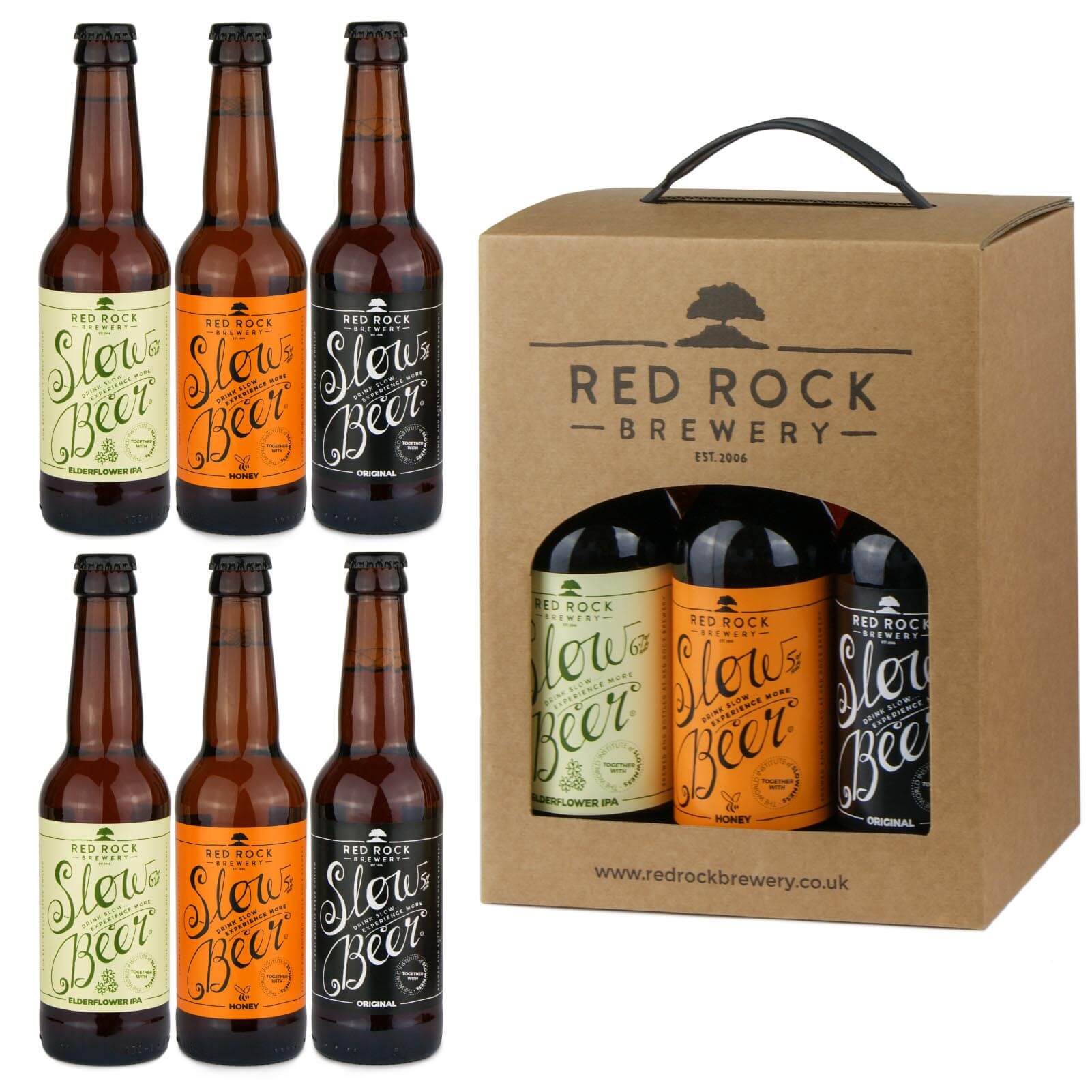 Slow Beer Gift Set 6x0.33L Red Rock Brewery