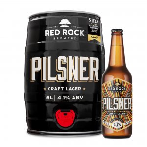 5L minikeg pilsner red rock brewery