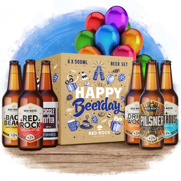 Happy Birthday beer gift pack